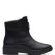 CLARKS</br>Γυναικεία Μποτάκια Μαύρο Δέρμα CALLA ZIP Clarks CLARKS</br>Γυναικεία Μποτάκια Μαύρο Δέρμα CALLA ZIP Clarks
