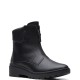 CLARKS</br>Γυναικεία Μποτάκια Μαύρο Δέρμα CALLA ZIP Clarks CLARKS</br>Γυναικεία Μποτάκια Μαύρο Δέρμα CALLA ZIP Clarks