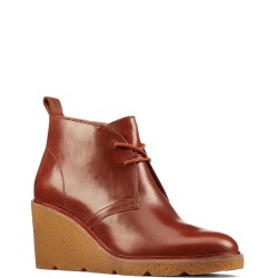 Γυναικεία Μποτάκια Ταμπά Δέρμα CLARKFORD DBT Clarks
