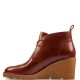 CLARKS</br>Γυναικεία Μποτάκια Ταμπά Δέρμα CLARKFORD DBT Clarks