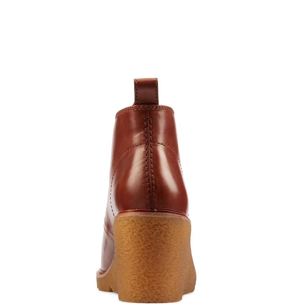CLARKS</br>Γυναικεία Μποτάκια Ταμπά Δέρμα CLARKFORD DBT Clarks