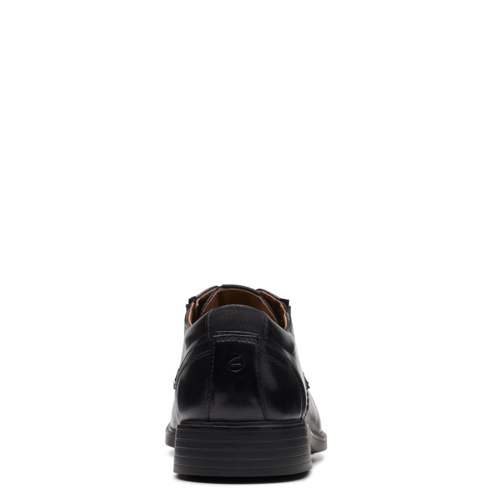 CLARKS</br>Ανδρικά Δετά Παπούτσια Μαύρο Δέρμα CLARKSLITE LOW (H) Clarks CLARKS</br>Ανδρικά Δετά Παπούτσια Μαύρο Δέρμα CLARKSLITE LOW (H) Clarks