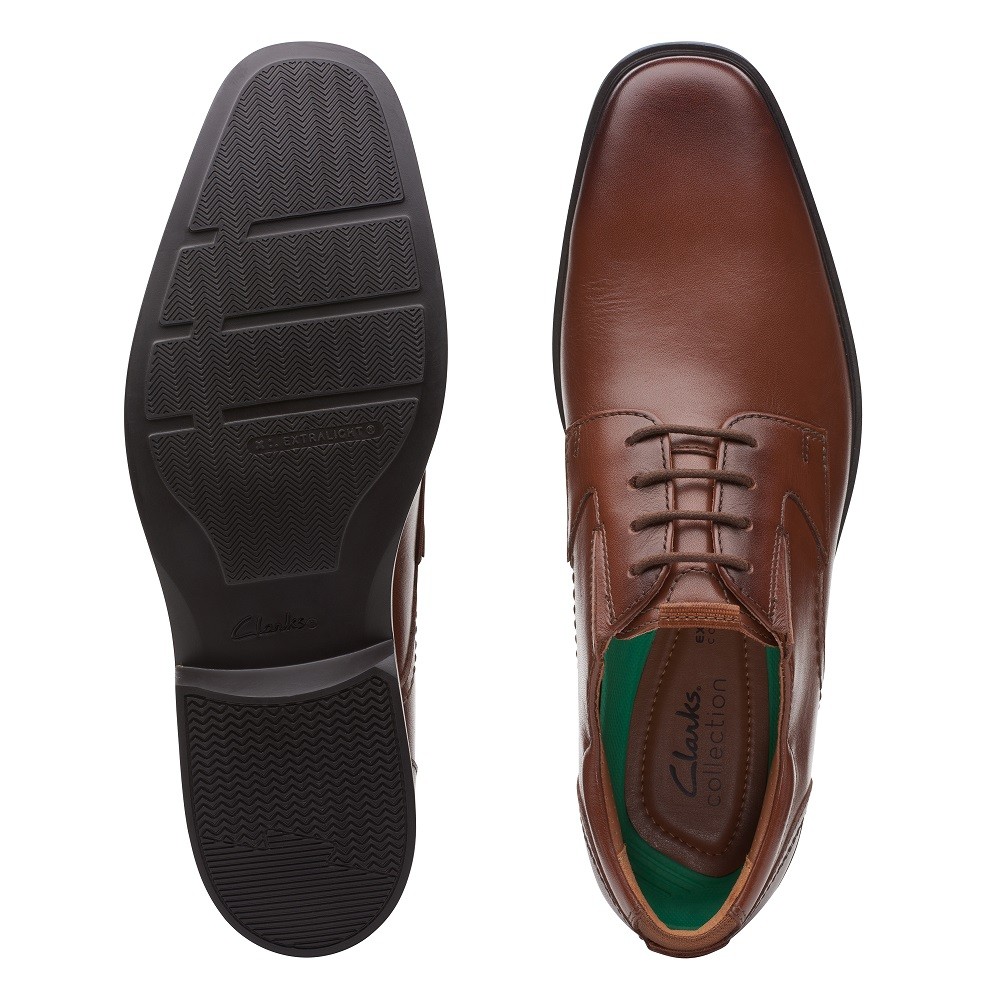 CLARKS</br>Ανδρικά Δετά Παπούτσια Ταμπά Δέρμα CLARKSLITE LOW (H) Clarks CLARKS</br>Ανδρικά Δετά Παπούτσια Ταμπά Δέρμα CLARKSLITE LOW (H) Clarks