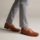 CLARKS</br>Ανδρικά Μοκασίνια Ταμπά Δέρμα CLAUDE PLAIN Clarks