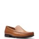 CLARKS</br>Ανδρικά Μοκασίνια Ταμπά Δέρμα CLAUDE PLAIN Clarks