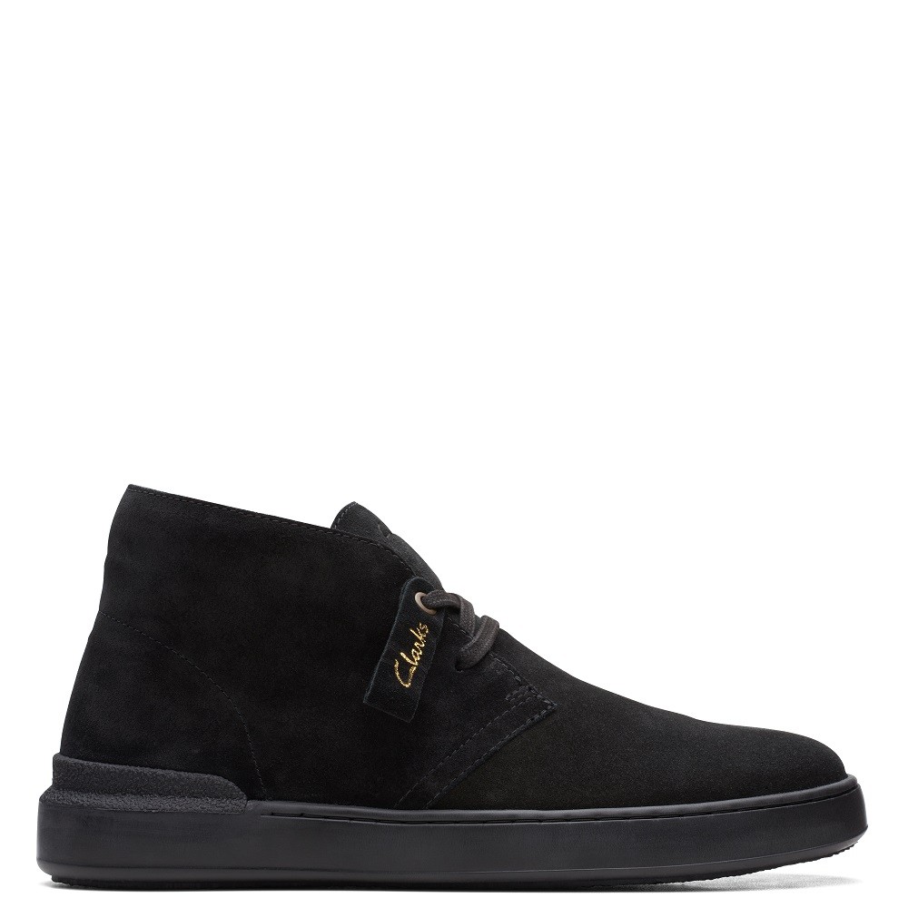 CLARKS</br>Ανδρικά Μποτάκια Μαύρο Suede COURT LITE DBT Clarks CLARKS</br>Ανδρικά Μποτάκια Μαύρο Suede COURT LITE DBT Clarks