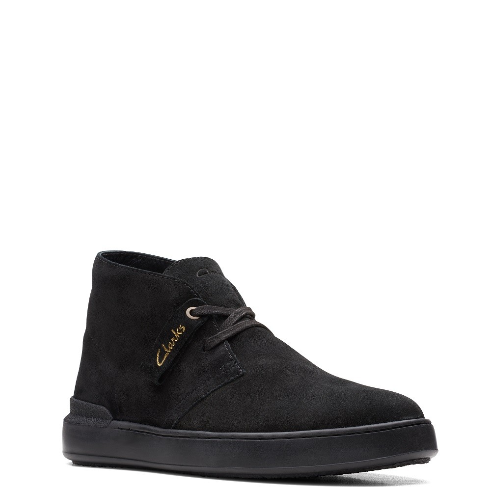 CLARKS</br>Ανδρικά Μποτάκια Μαύρο Suede COURT LITE DBT Clarks CLARKS</br>Ανδρικά Μποτάκια Μαύρο Suede COURT LITE DBT Clarks