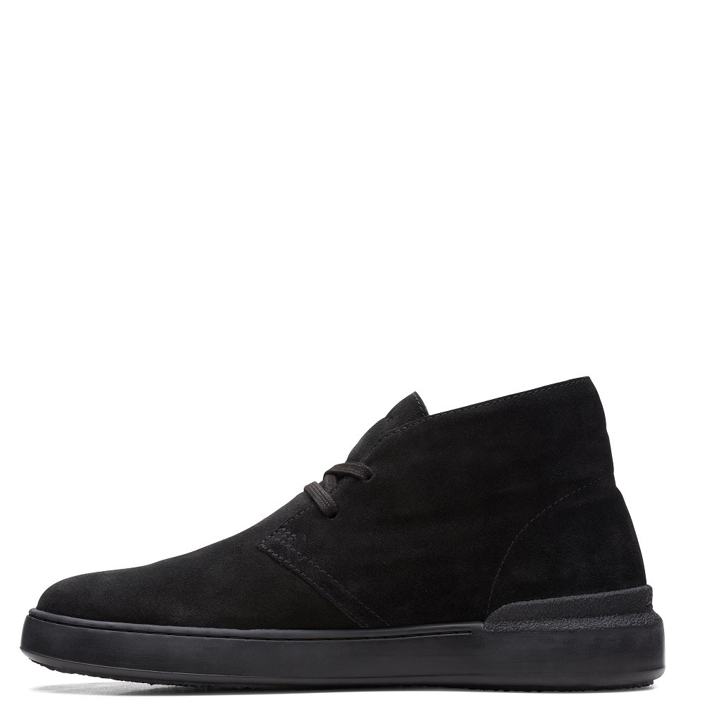 CLARKS</br>Ανδρικά Μποτάκια Μαύρο Suede COURT LITE DBT Clarks CLARKS</br>Ανδρικά Μποτάκια Μαύρο Suede COURT LITE DBT Clarks