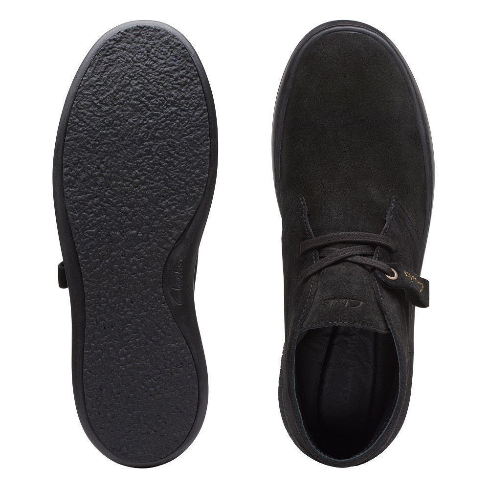 CLARKS</br>Ανδρικά Μποτάκια Μαύρο Suede COURT LITE DBT Clarks CLARKS</br>Ανδρικά Μποτάκια Μαύρο Suede COURT LITE DBT Clarks