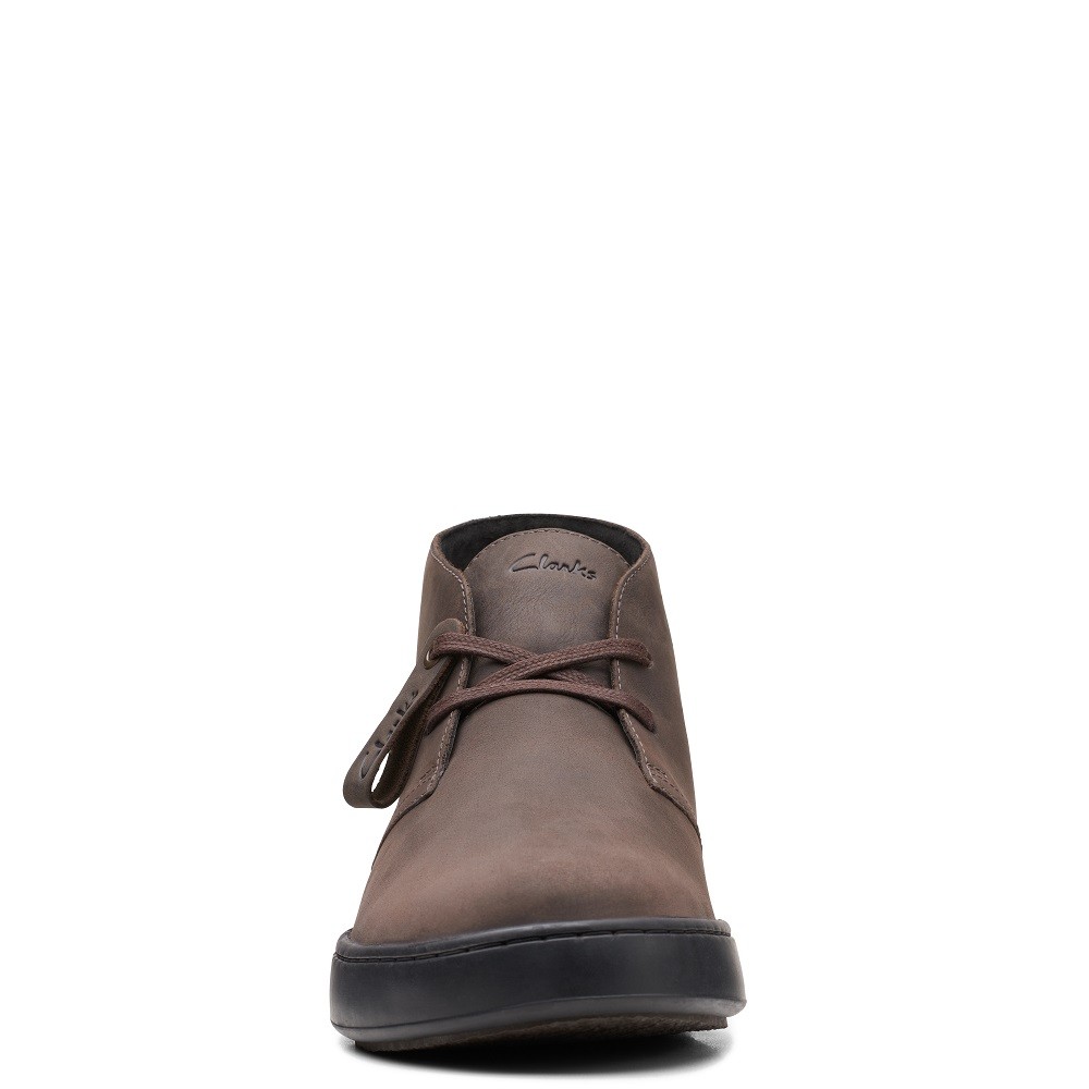 CLARKS</br>Ανδρικά Μποτάκια Καφέ Δέρμα Nubuck COURT LITE DBT Clarks CLARKS</br>Ανδρικά Μποτάκια Καφέ Δέρμα Nubuck COURT LITE DBT Clarks
