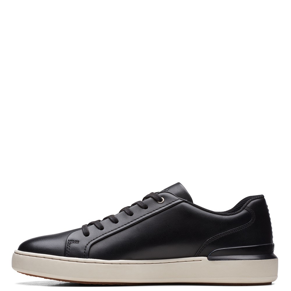 CLARKS</br>Ανδρικά Sneakers Μαύρο Δέρμα COURT LITE MOVE Clarks CLARKS</br>Ανδρικά Sneakers Μαύρο Δέρμα COURT LITE MOVE Clarks