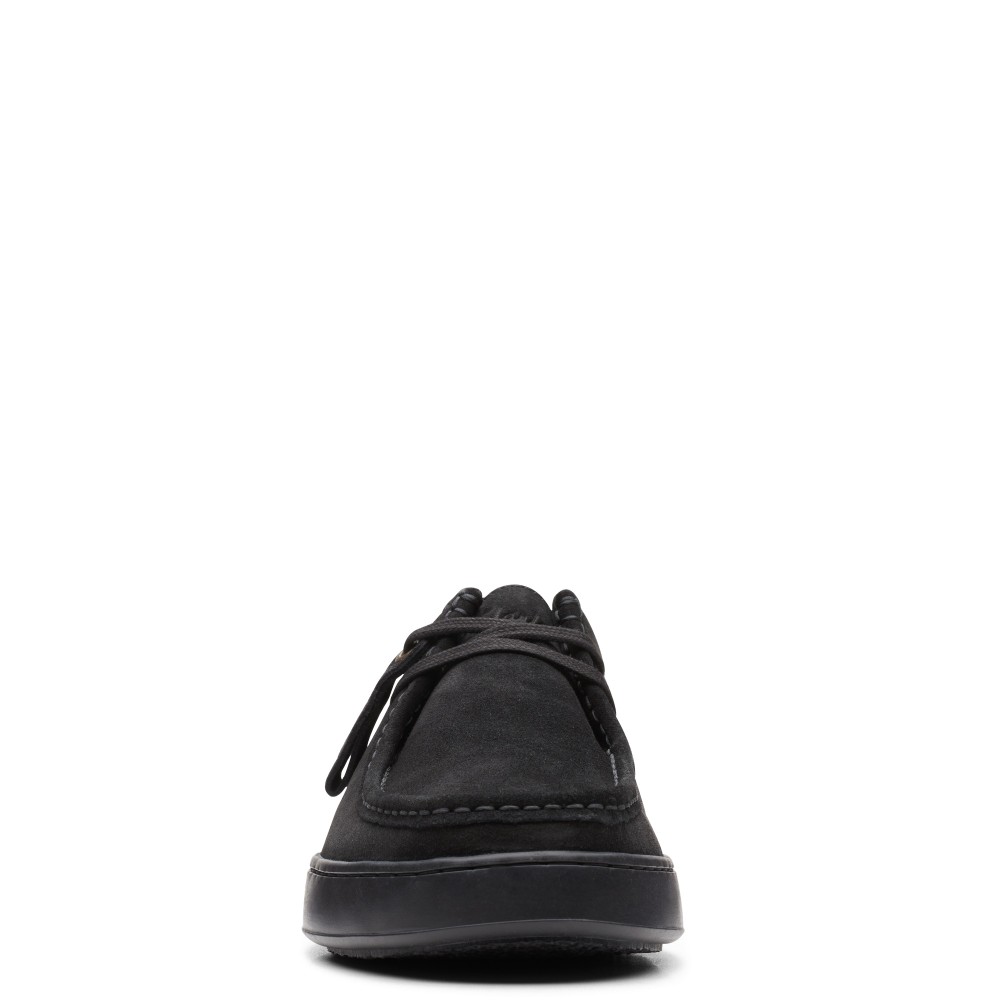 CLARKS</br>Ανδρικά Δετά Παπούτσια Μαύρο Suede COURT LITE WALLY Clarks CLARKS</br>Ανδρικά Δετά Παπούτσια Μαύρο Suede COURT LITE WALLY Clarks