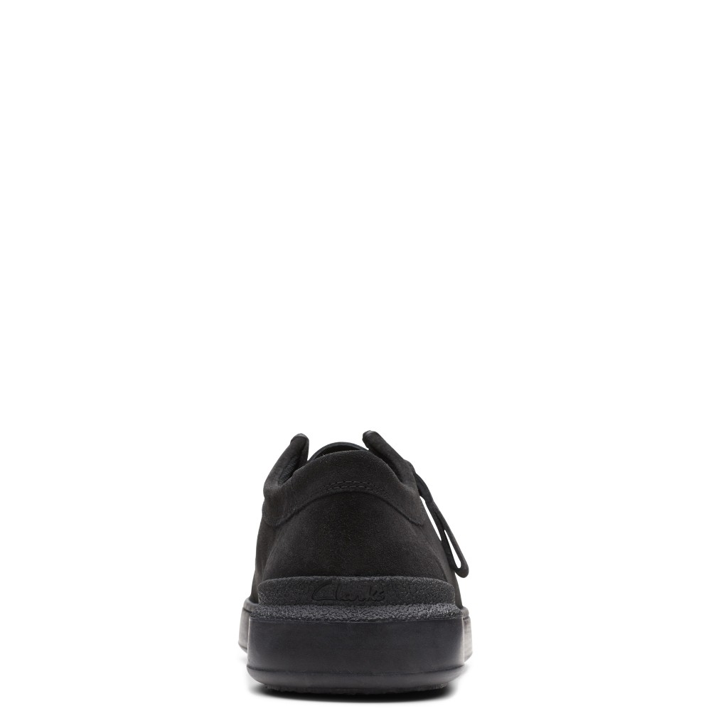 CLARKS</br>Ανδρικά Δετά Παπούτσια Μαύρο Suede COURT LITE WALLY Clarks CLARKS</br>Ανδρικά Δετά Παπούτσια Μαύρο Suede COURT LITE WALLY Clarks
