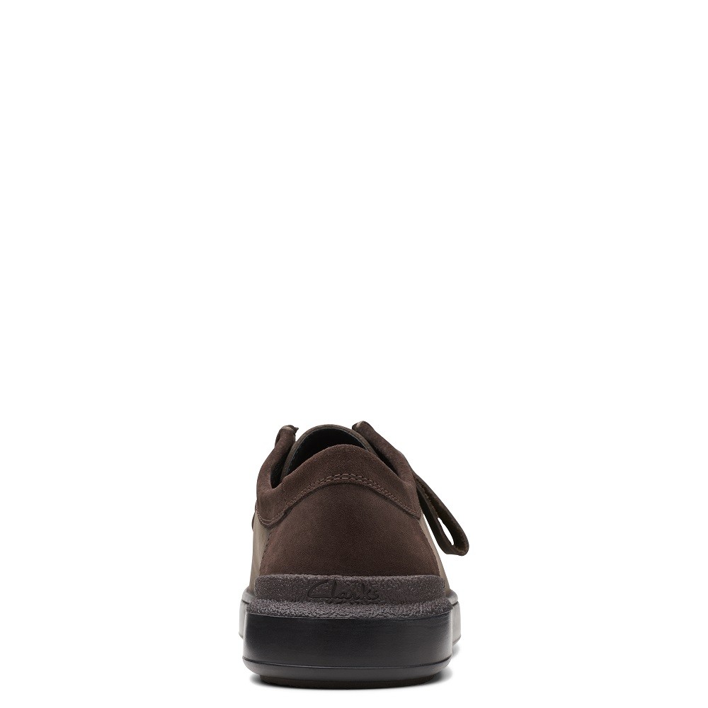 CLARKS</br>Ανδρικά Δετά Παπούτσια Καφέ Δέρμα COURT LITE WALLY Clarks CLARKS</br>Ανδρικά Δετά Παπούτσια Καφέ Δέρμα COURT LITE WALLY Clarks