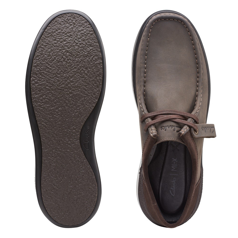 CLARKS</br>Ανδρικά Δετά Παπούτσια Καφέ Δέρμα COURT LITE WALLY Clarks CLARKS</br>Ανδρικά Δετά Παπούτσια Καφέ Δέρμα COURT LITE WALLY Clarks