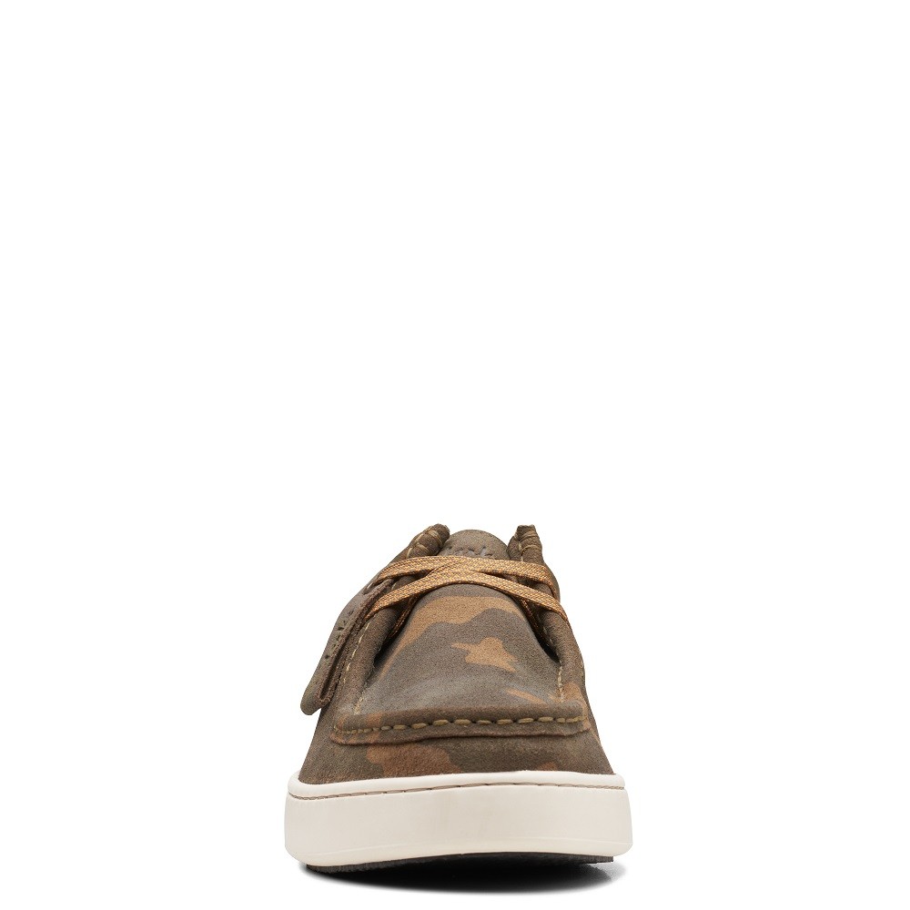 CLARKS</br>Ανδρικά Δετά Παπούτσια Χακί Suede COURT LITE WALLY Clarks CLARKS</br>Ανδρικά Δετά Παπούτσια Χακί Suede COURT LITE WALLY Clarks