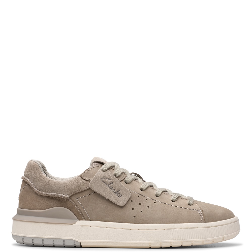 CLARKS</br>Ανδρικά Sneakers Γκρι Nubuck Δέρμα COURT LITE2 RUN Clarks CLARKS</br>Ανδρικά Sneakers Γκρι Nubuck Δέρμα COURT LITE2 RUN Clarks
