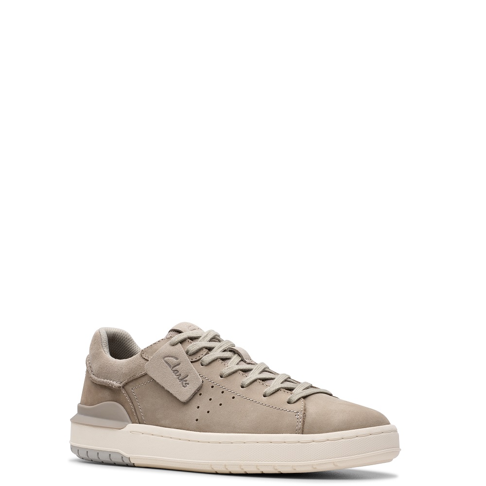 CLARKS</br>Ανδρικά Sneakers Γκρι Nubuck Δέρμα COURT LITE2 RUN Clarks CLARKS</br>Ανδρικά Sneakers Γκρι Nubuck Δέρμα COURT LITE2 RUN Clarks