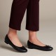 CLARKS</br>Γυναικείες Μπαλαρίνες Μαύρο Δέρμα COUTURE BLOOM Clarks CLARKS</br>Γυναικείες Μπαλαρίνες Μαύρο Δέρμα COUTURE BLOOM Clarks