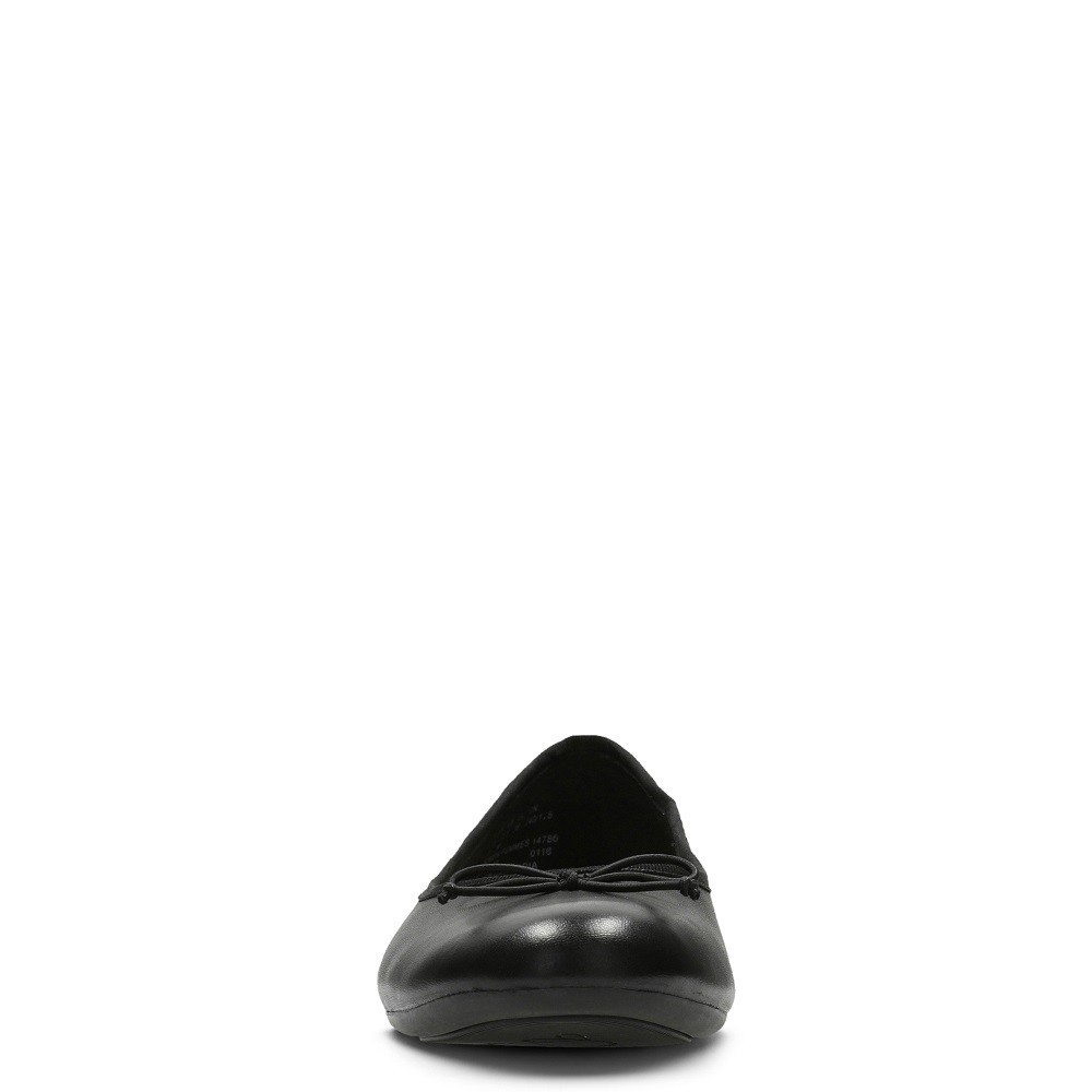 CLARKS</br>Γυναικείες Μπαλαρίνες Μαύρο Δέρμα COUTURE BLOOM Clarks CLARKS</br>Γυναικείες Μπαλαρίνες Μαύρο Δέρμα COUTURE BLOOM Clarks
