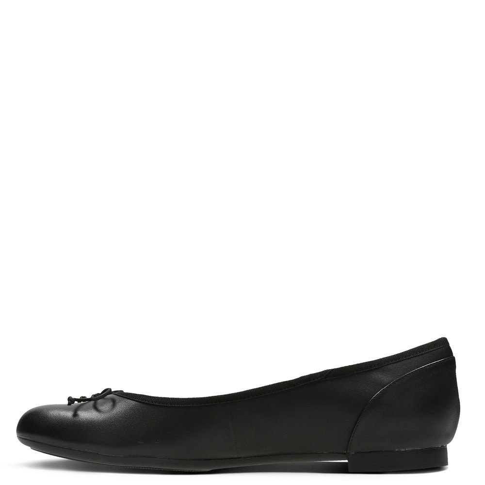 CLARKS</br>Γυναικείες Μπαλαρίνες Μαύρο Δέρμα COUTURE BLOOM Clarks CLARKS</br>Γυναικείες Μπαλαρίνες Μαύρο Δέρμα COUTURE BLOOM Clarks