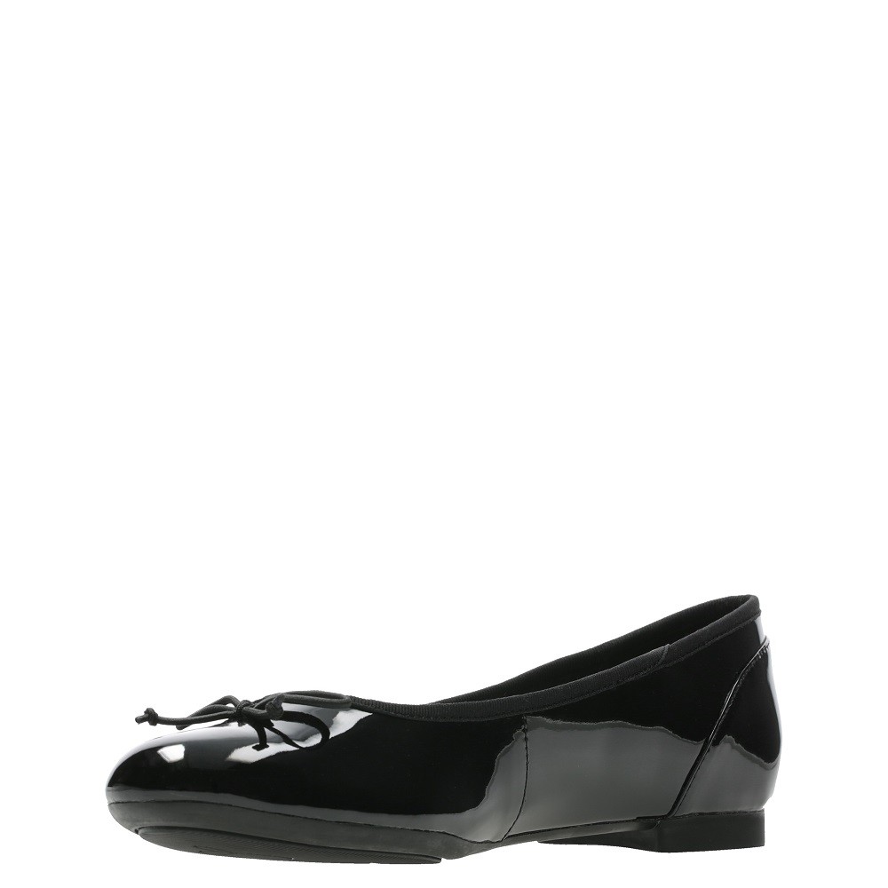 CLARKS</br>Γυναικείες Μπαλαρίνες Μαύρο Λουστρίνι COUTURE BLOOM Clarks CLARKS</br>Γυναικείες Μπαλαρίνες Μαύρο Λουστρίνι COUTURE BLOOM Clarks
