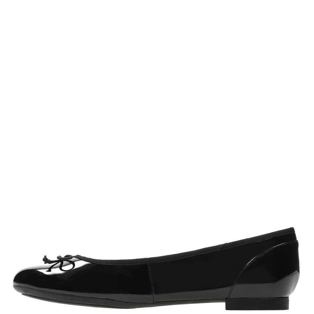 CLARKS</br>Γυναικείες Μπαλαρίνες Μαύρο Λουστρίνι COUTURE BLOOM Clarks CLARKS</br>Γυναικείες Μπαλαρίνες Μαύρο Λουστρίνι COUTURE BLOOM Clarks