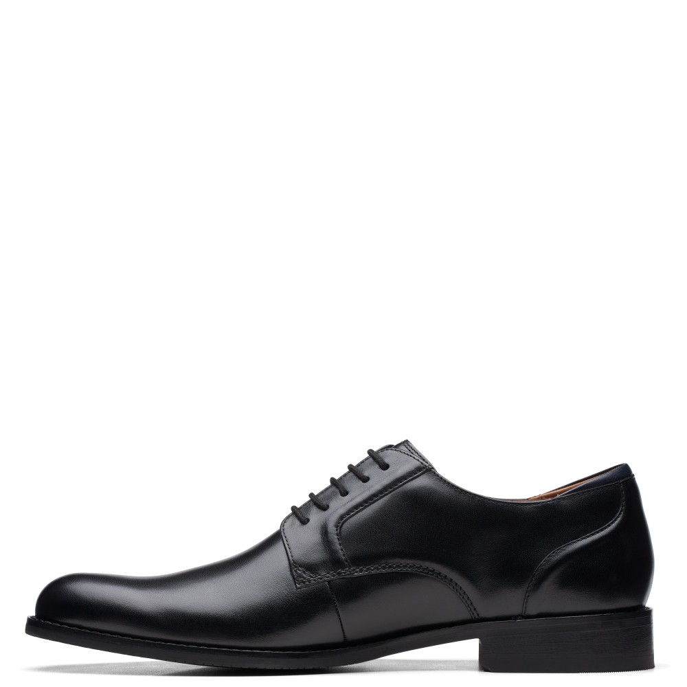 CLARKS</br>Ανδρικά Δετά Παπούτσια Μαύρο Δέρμα CRAFT ARLO LACE Clarks CLARKS</br>Ανδρικά Δετά Παπούτσια Μαύρο Δέρμα CRAFT ARLO LACE Clarks