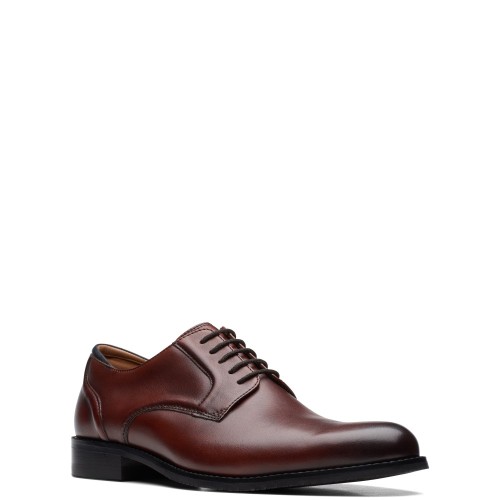 Ανδρικά Δετά Παπούτσια Σκούρο Ταμπά Δέρμα CRAFT ARLO LACE Clarks Ανδρικά Δετά Παπούτσια Σκούρο Ταμπά Δέρμα CRAFT ARLO LACE Clarks