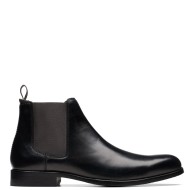 Ανδρικά Μποτάκια Μαύρο Δέρμα Chelsea CRAFT ARLO TOP Clarks
