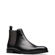 Ανδρικά Μποτάκια Μαύρο Δέρμα Chelsea CRAFT ARLO TOP Clarks