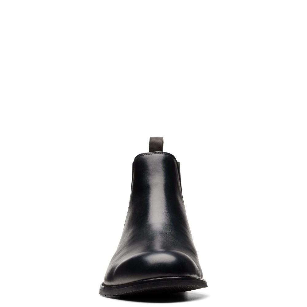 CLARKS</br>Ανδρικά Μποτάκια Μαύρο Δέρμα Chelsea CRAFT ARLO TOP Clarks CLARKS</br>Ανδρικά Μποτάκια Μαύρο Δέρμα Chelsea CRAFT ARLO TOP Clarks