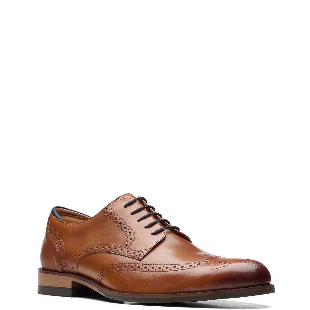 CLARKS</br>Ανδρικά Δετά Παπούτσια Ταμπά Δέρμα CRAFT ARLO LIMIT Clarks CLARKS</br>Ανδρικά Δετά Παπούτσια Ταμπά Δέρμα CRAFT ARLO LIMIT Clarks