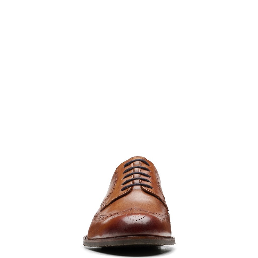 CLARKS</br>Ανδρικά Δετά Παπούτσια Ταμπά Δέρμα CRAFT ARLO LIMIT Clarks CLARKS</br>Ανδρικά Δετά Παπούτσια Ταμπά Δέρμα CRAFT ARLO LIMIT Clarks