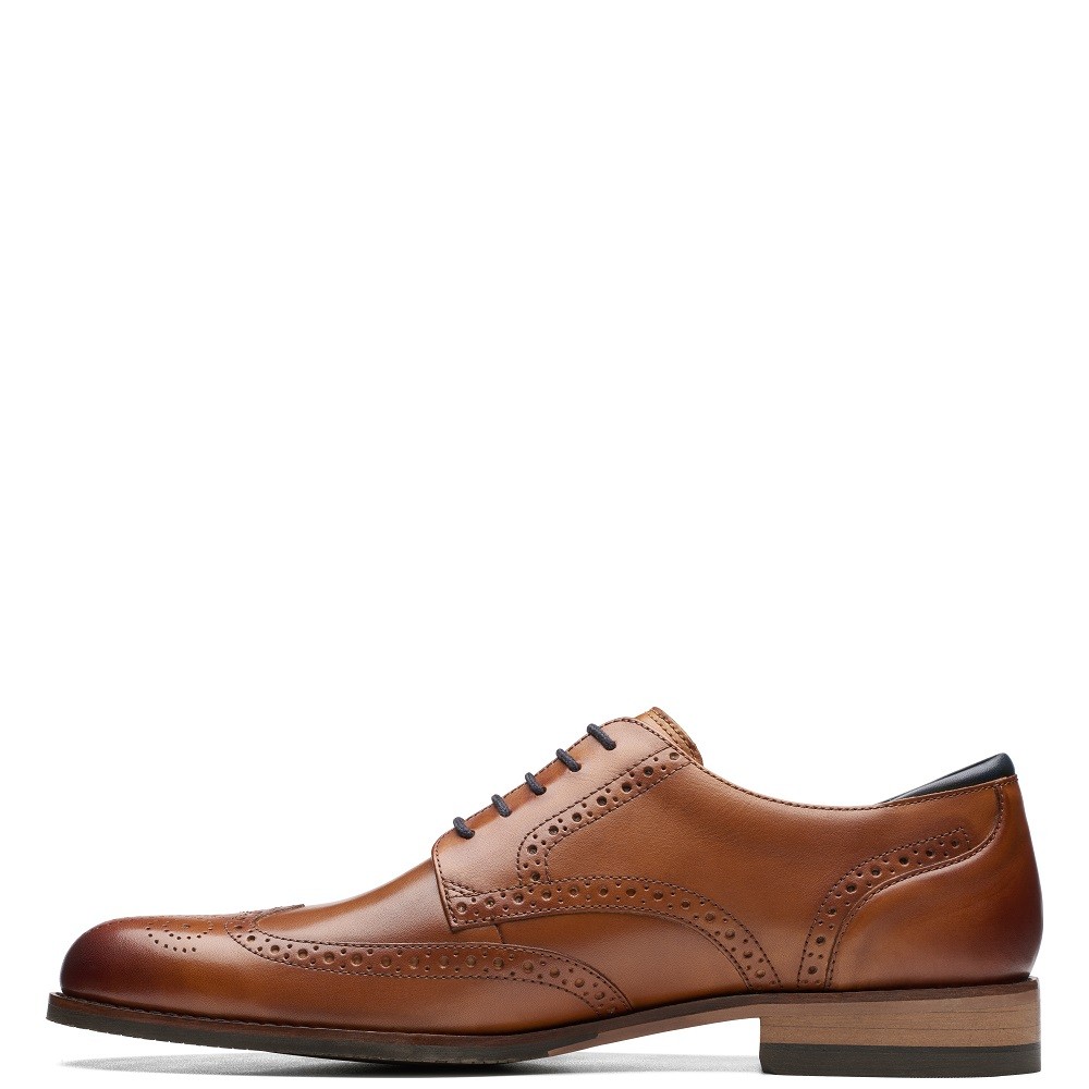 CLARKS</br>Ανδρικά Δετά Παπούτσια Ταμπά Δέρμα CRAFT ARLO LIMIT Clarks CLARKS</br>Ανδρικά Δετά Παπούτσια Ταμπά Δέρμα CRAFT ARLO LIMIT Clarks