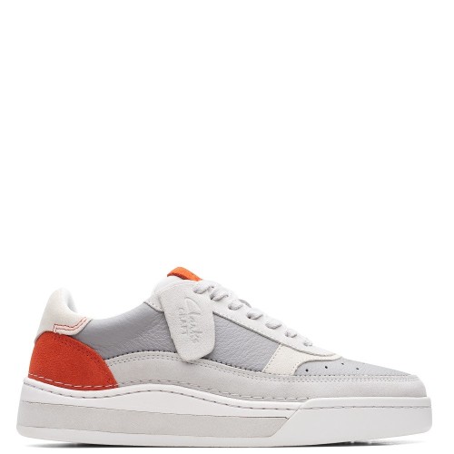 Ανδρικά Sneakers Γκρι Δέρμα CRAFT COURT LACE Clarks