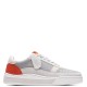 CLARKS</br>Ανδρικά Sneakers Γκρι Δέρμα CRAFT COURT LACE Clarks CLARKS</br>Ανδρικά Sneakers Γκρι Δέρμα CRAFT COURT LACE Clarks