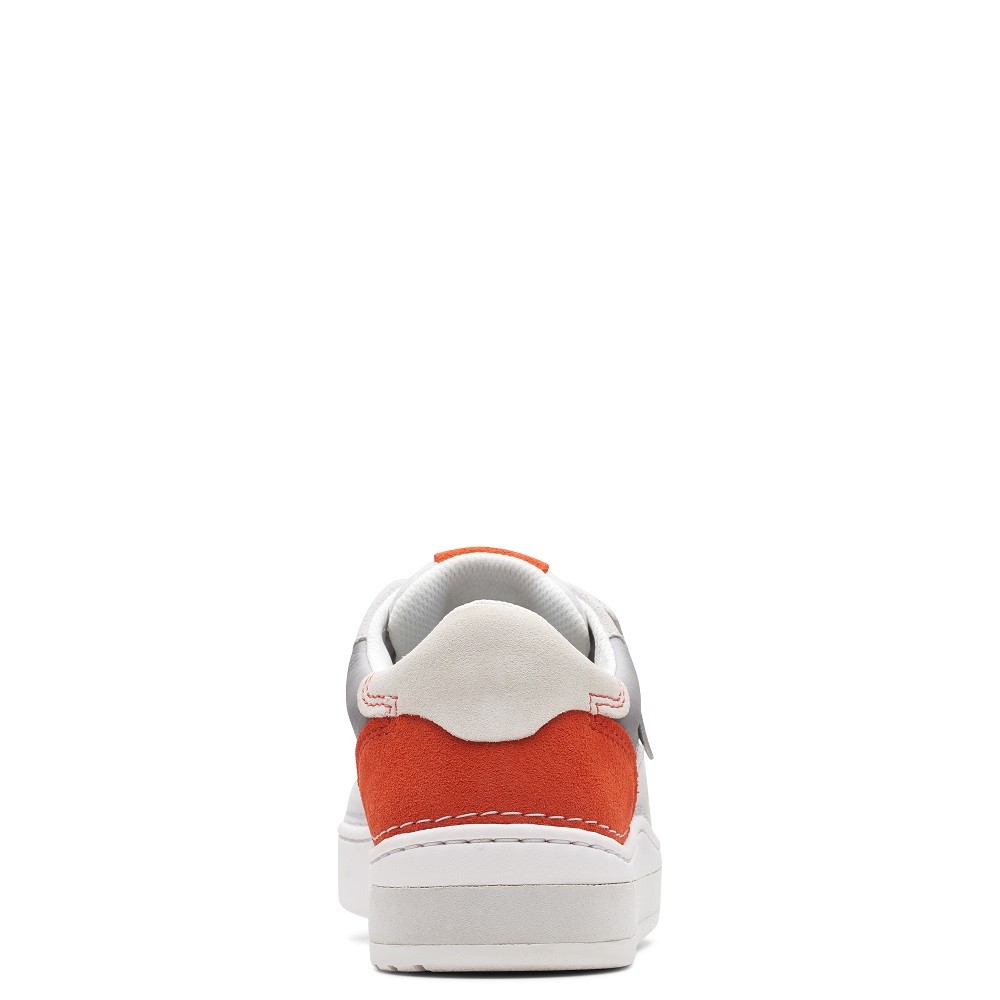 CLARKS</br>Ανδρικά Sneakers Γκρι Δέρμα CRAFT COURT LACE Clarks CLARKS</br>Ανδρικά Sneakers Γκρι Δέρμα CRAFT COURT LACE Clarks