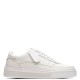 CLARKS</br>Ανδρικά Sneakers Λευκό Δέρμα CRAFT COURT LACE Clarks CLARKS</br>Ανδρικά Sneakers Λευκό Δέρμα CRAFT COURT LACE Clarks