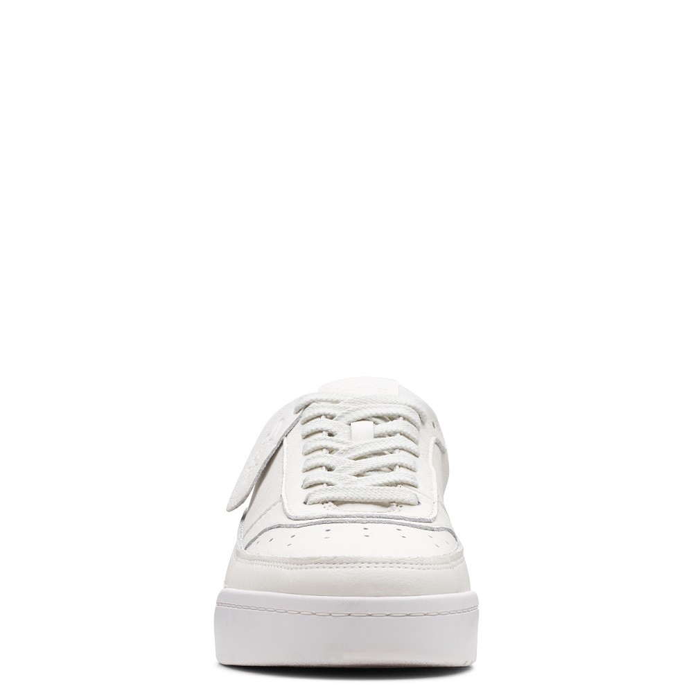 CLARKS</br>Ανδρικά Sneakers Λευκό Δέρμα CRAFT COURT LACE Clarks CLARKS</br>Ανδρικά Sneakers Λευκό Δέρμα CRAFT COURT LACE Clarks