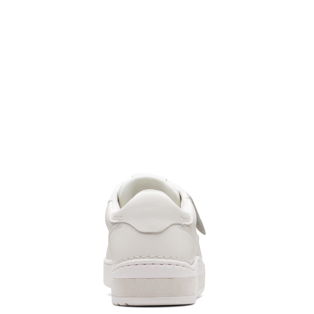 CLARKS</br>Ανδρικά Sneakers Λευκό Δέρμα CRAFT COURT LACE Clarks CLARKS</br>Ανδρικά Sneakers Λευκό Δέρμα CRAFT COURT LACE Clarks