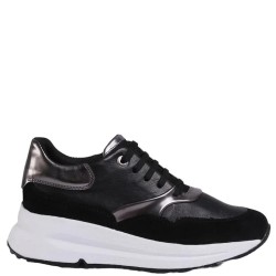 Γυναικεία Sneakers Μαύρο Δέρμα D02FLC 085BN C981G BACKSIE C Geox