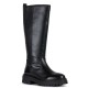 GEOX</br>Geox IRIDEA D04HRC 05443 C9999 Γυναικείες Μπότες Μαύρο Δέρμα GEOX</br>Geox IRIDEA D04HRC 05443 C9999 Γυναικείες Μπότες Μαύρο Δέρμα