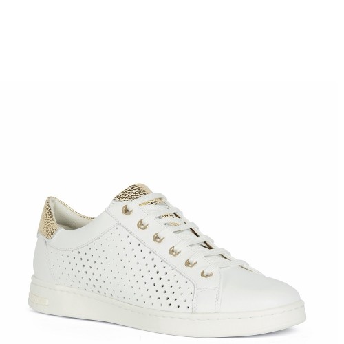 Γυναικεία Sneakers Λευκό/Χρυσό Δέρμα JAYSEN B D151BB 085CF C0232 Geox Γυναικεία Sneakers Λευκό/Χρυσό Δέρμα JAYSEN B D151BB 085CF C0232 Geox