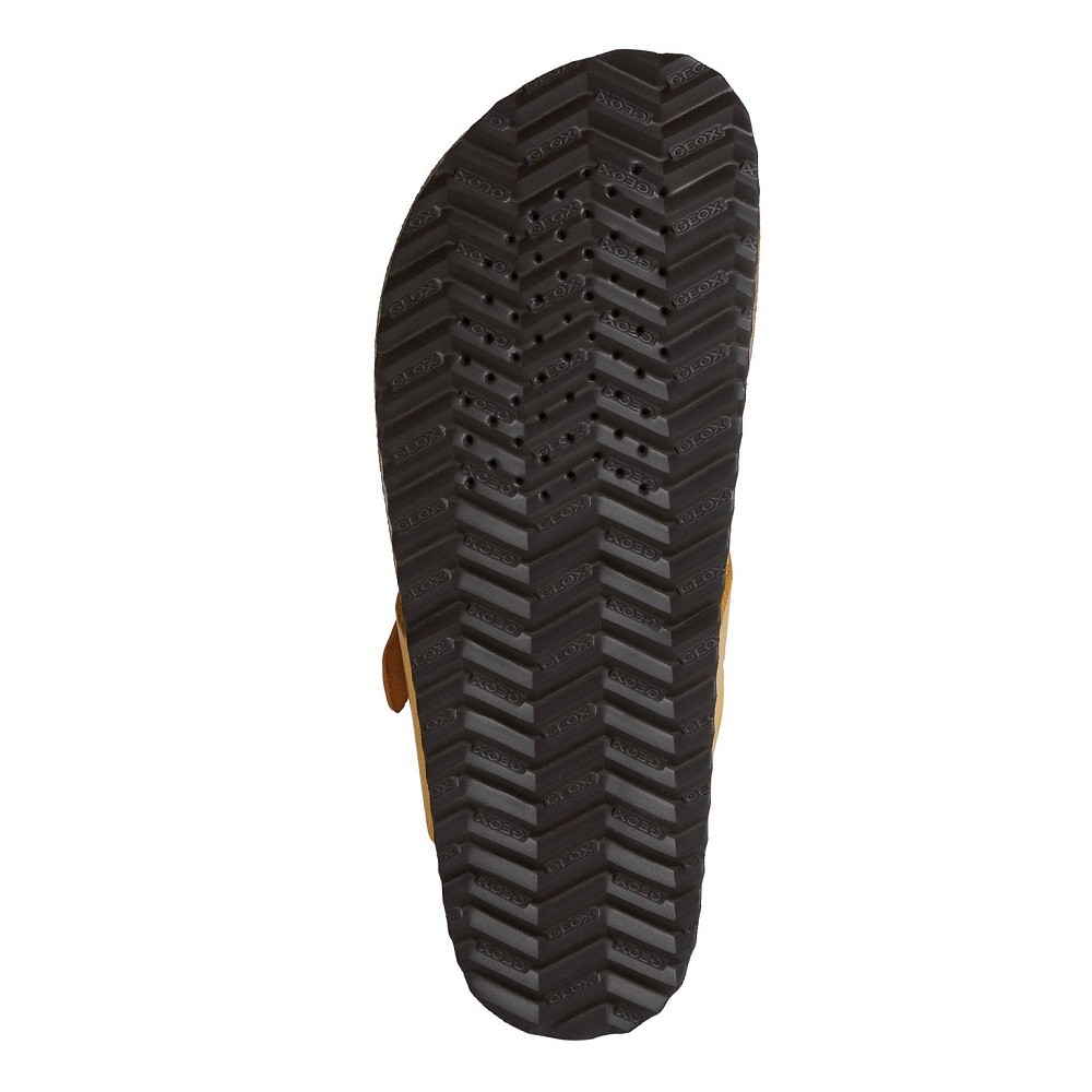 GEOX</br>Γυναικεία Σανδάλια Κίτρινο Δέρμα D15LSB 00043 C2006 D BRIONIA B Geox
