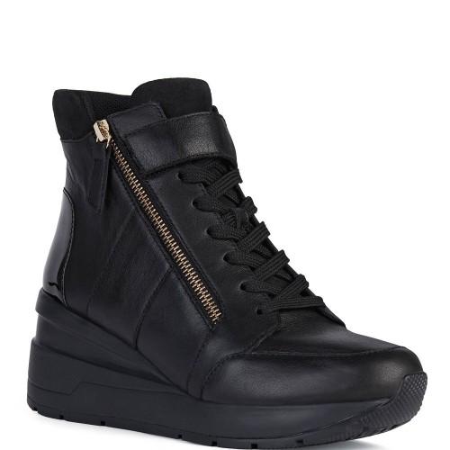 Γυναικεία Μποτάκια Μαύρο ZOSMA E D168LE 08522 C9999 Geox