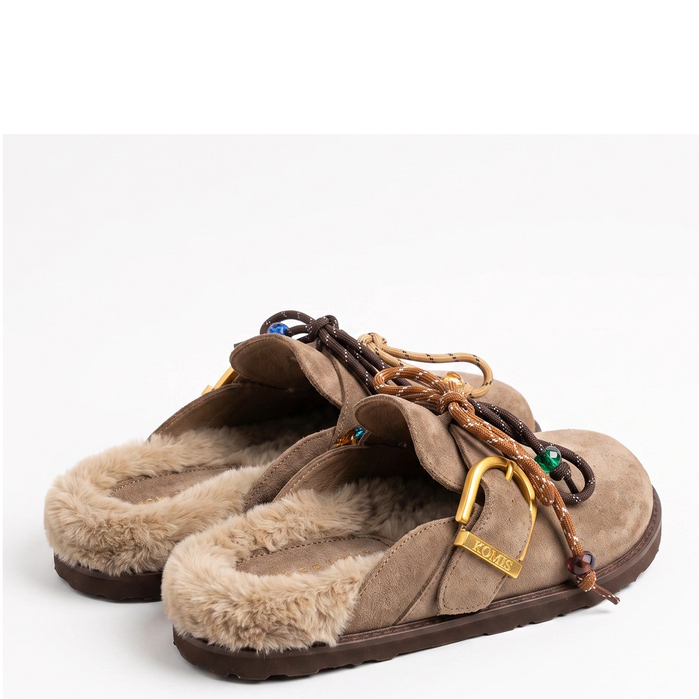KOMIS & KOMIS</br>Komis & Komis D2300 Γυναικεία Sabo Καφέ Δέρμα Suede KOMIS & KOMIS</br>Komis & Komis D2300 Γυναικεία Sabo Καφέ Δέρμα Suede
