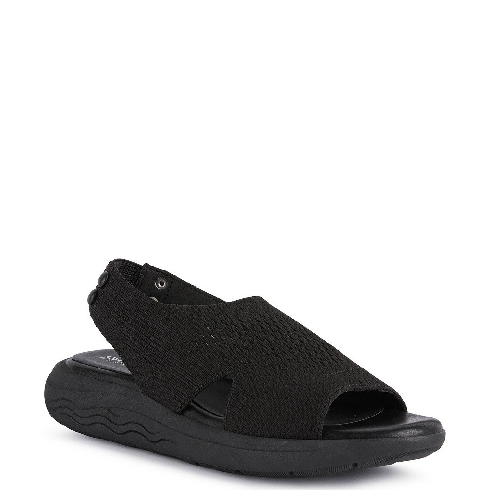 GEOX</br>Γυναικεία Σανδάλια Μαύρο D25SVD 0006K C9999 SPHERICA EC5 D Geox