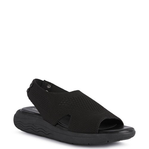Geox SPHERICA EC5 D D25SVD 0006K C9999 Γυναικεία Σανδάλια Μαύρο 