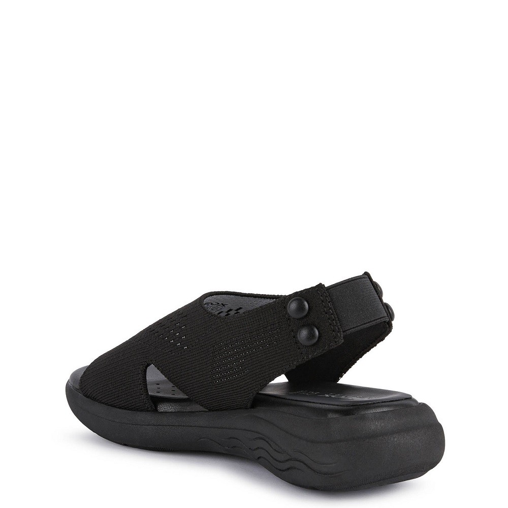 GEOX</br>Γυναικεία Σανδάλια Μαύρο D25SVD 0006K C9999 SPHERICA EC5 D Geox